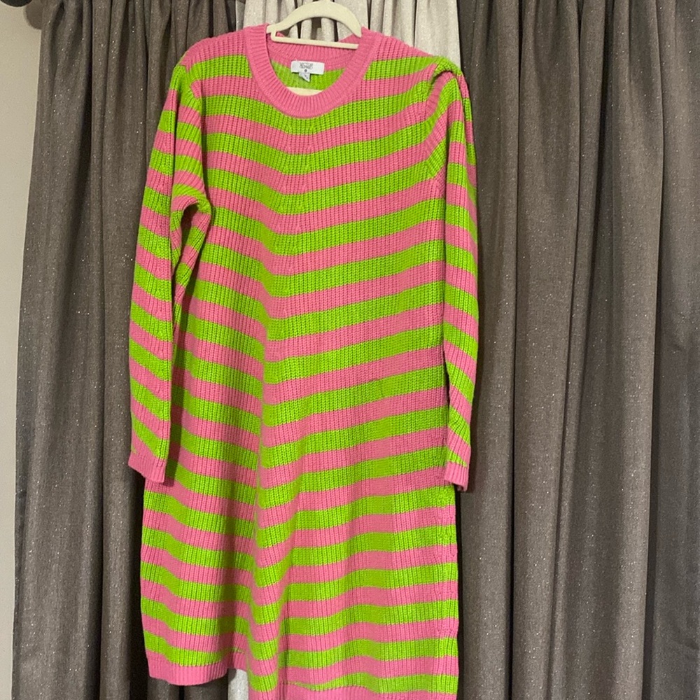 Victor Glemaud striped sweater dres